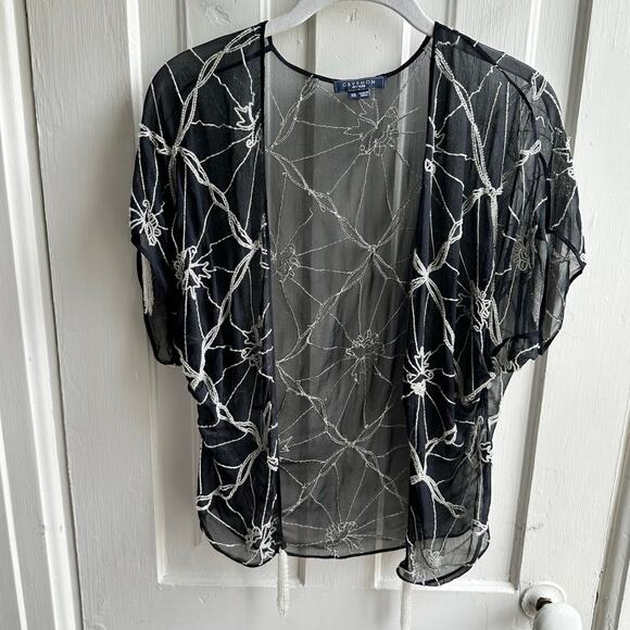 Gryphon New York Beaded Silk Jacket - Picture 2 of 8